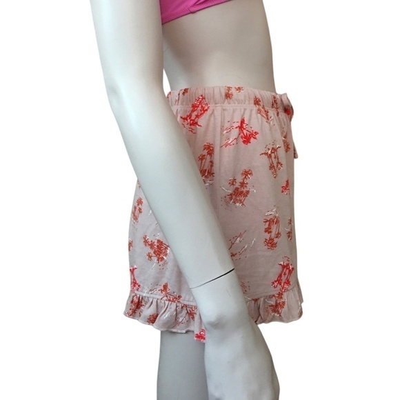 Abound Ruffle Drawstring Shorts Versatile Lounge, Leisure Casual, Sleep - Picture 4 of 13